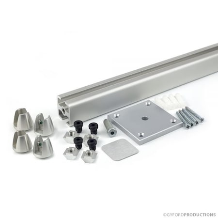 Gyford Décor Double Blade Sign Hardware Kit for 3/8" Thick Sign Material (plastic not included) SLK-DBL-375